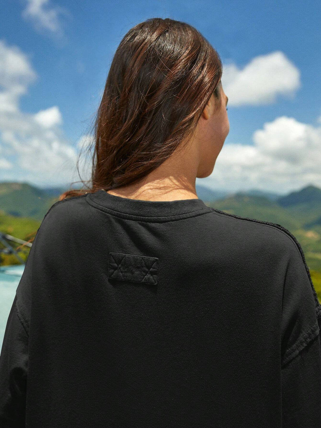 SHEIN blúz, fekete