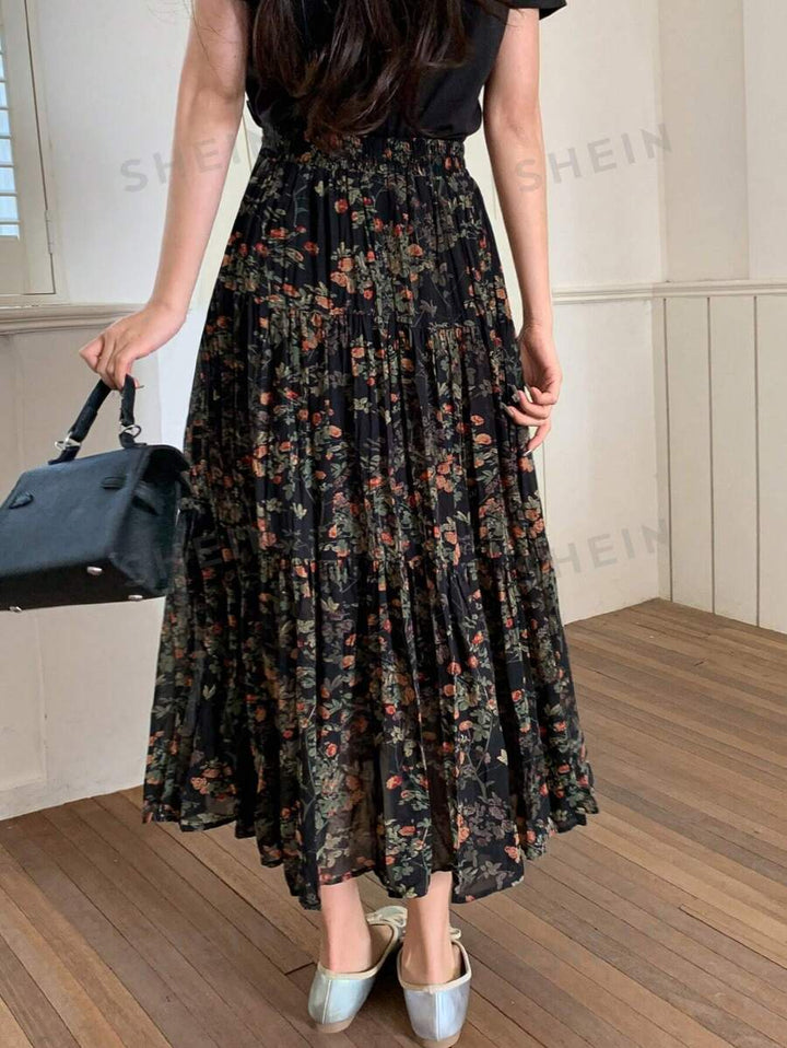 Fustă maxi SHEIN, mix culori