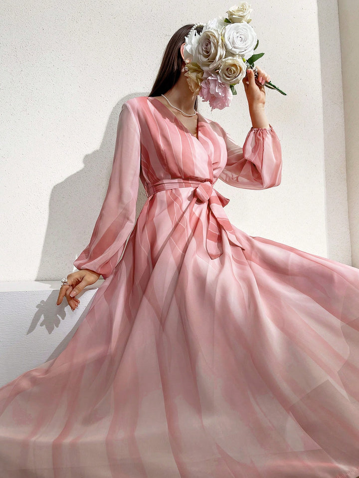 Rochie maxi SHEIN, mix culori
