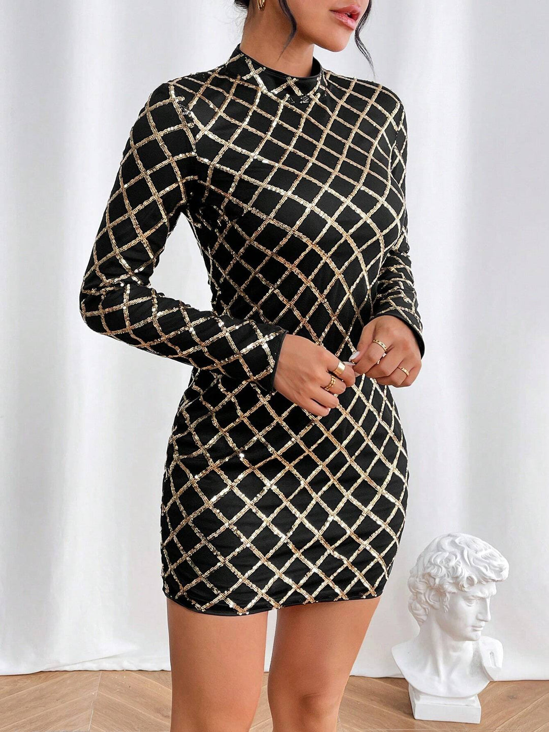 Rochie mini SHEIN, negru