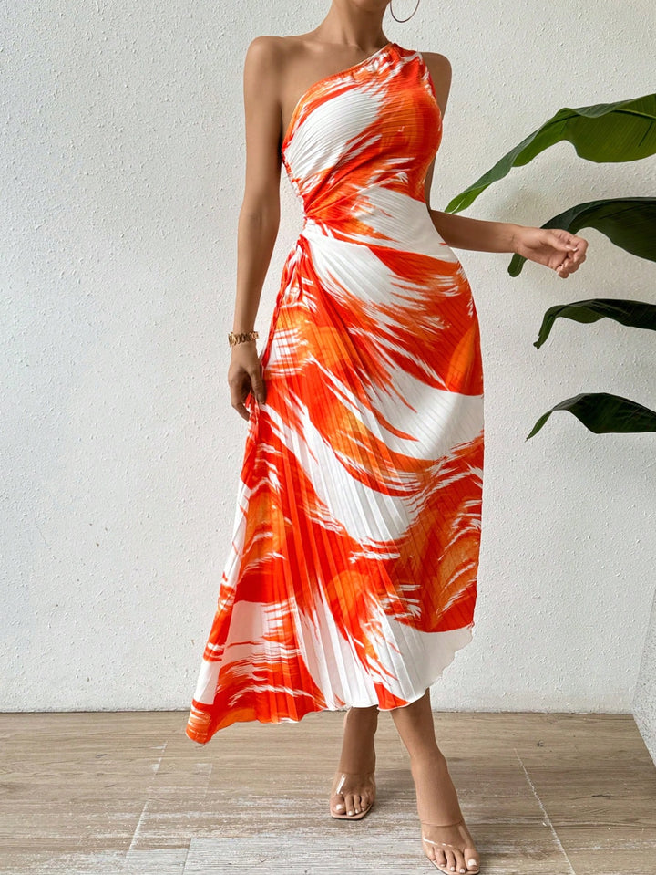 Rochie maxi SHEIN, portocaliu