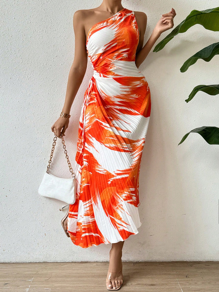 Rochie maxi SHEIN, portocaliu