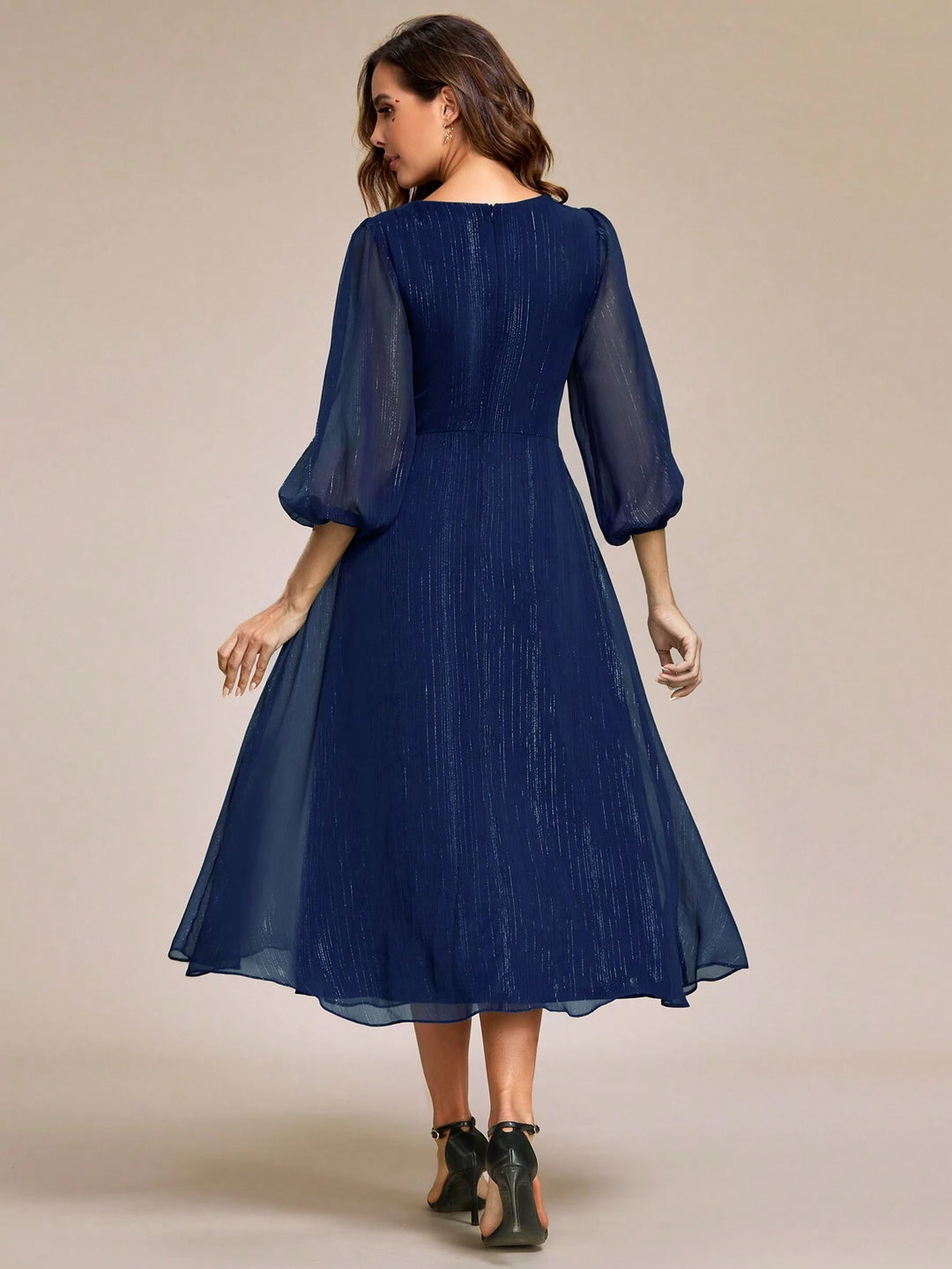 SHEIN maxi ruha, kék