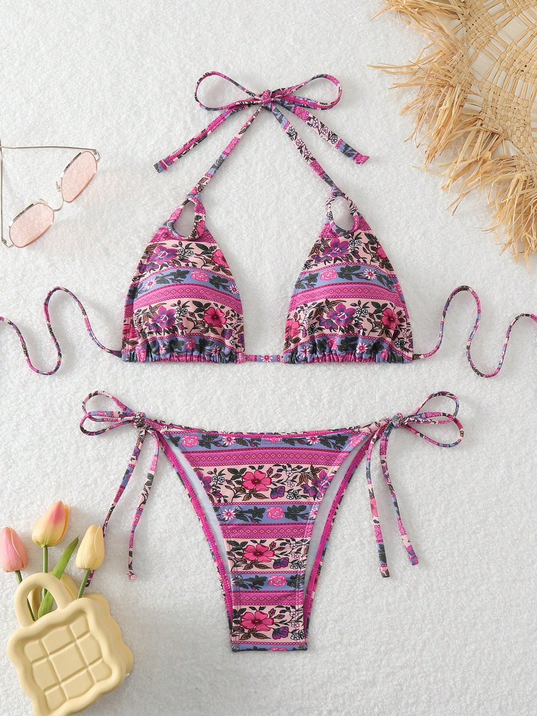 Set bikini SHEIN, mix culori