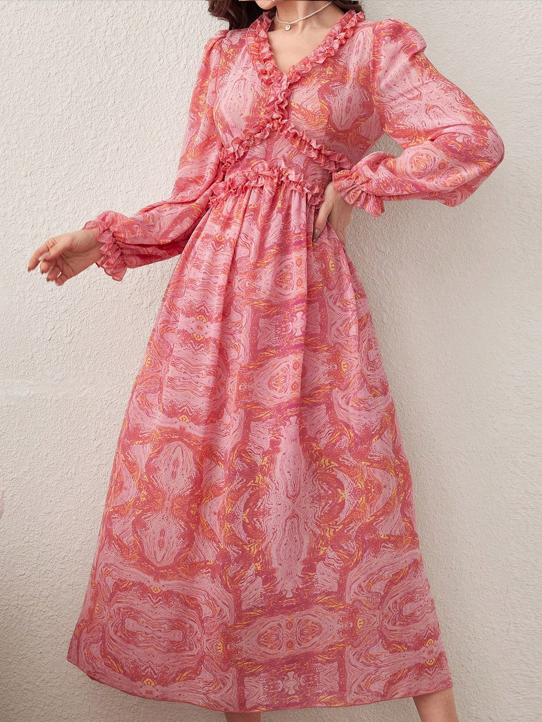 Rochie maxi SHEIN, roz