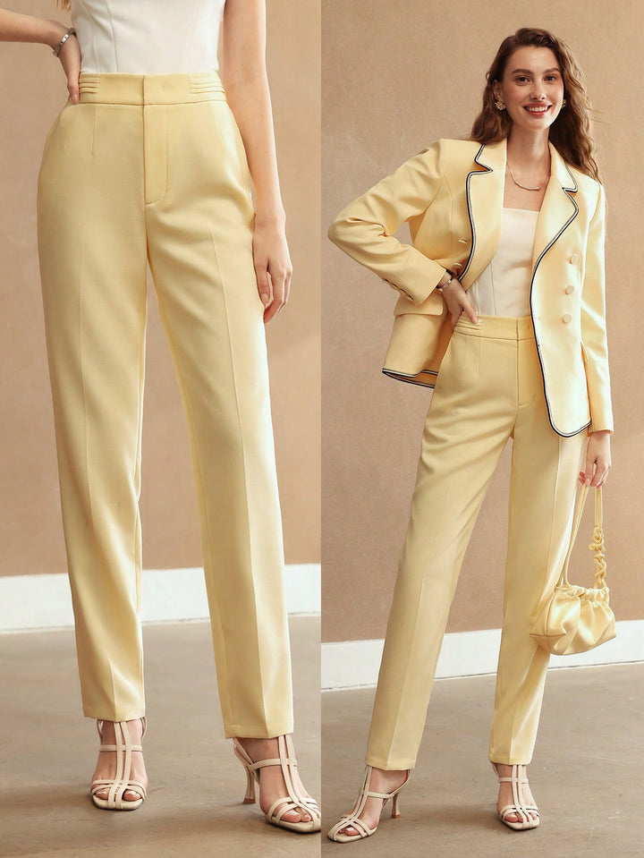Pantalon SHEIN, galben