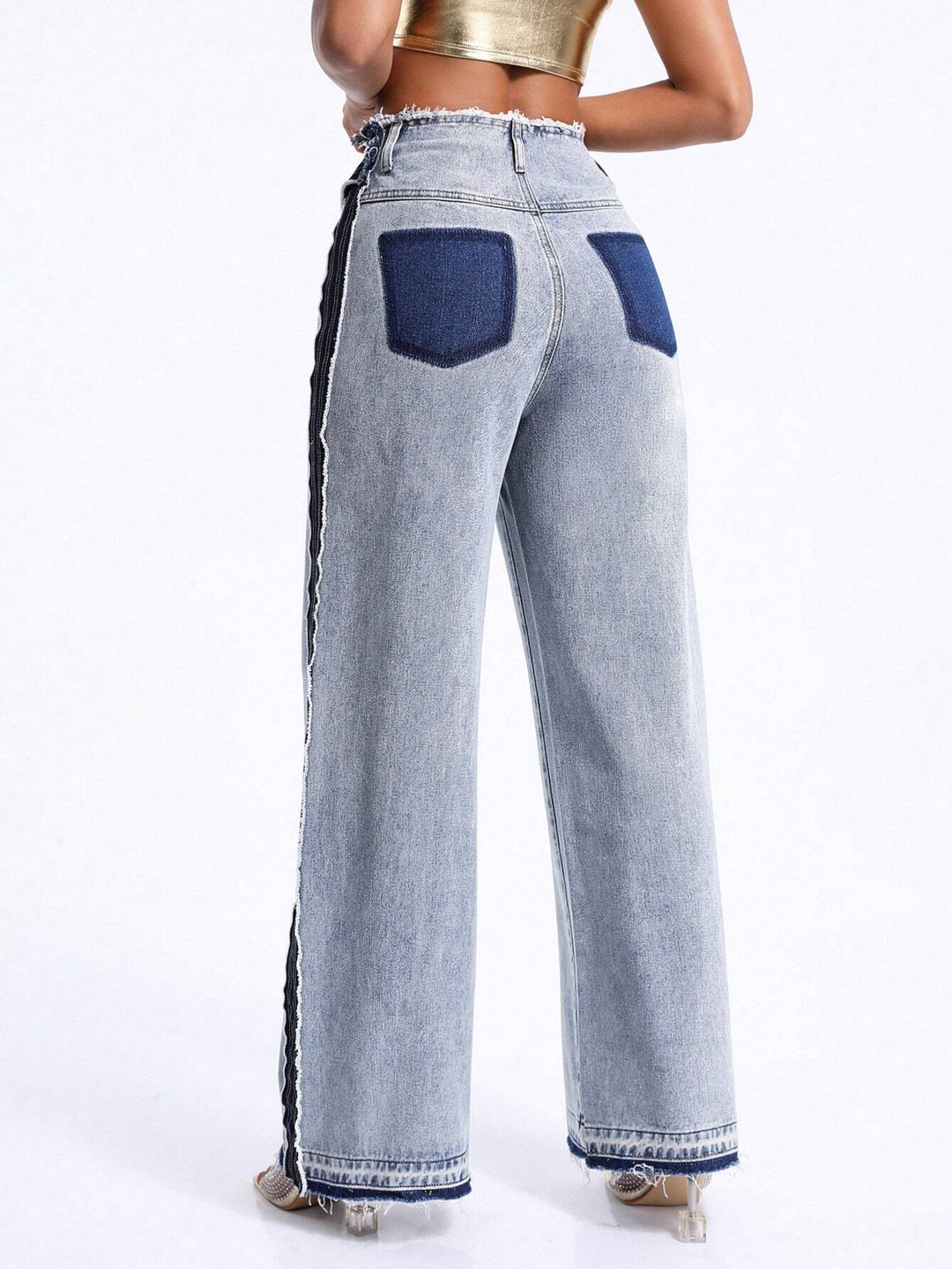 Jeans, SHEIN, kék