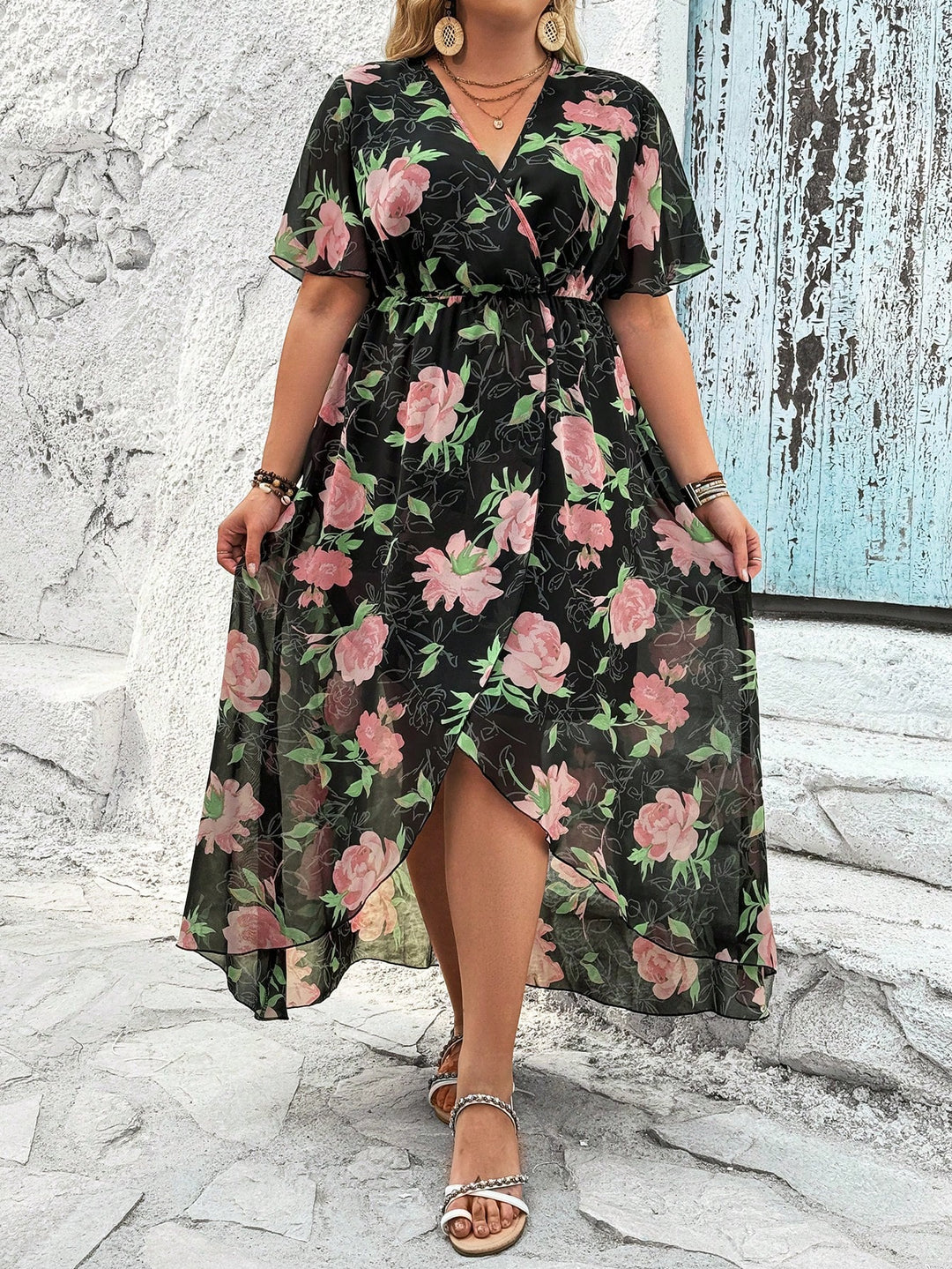 Rochie SHEIN, mix culori