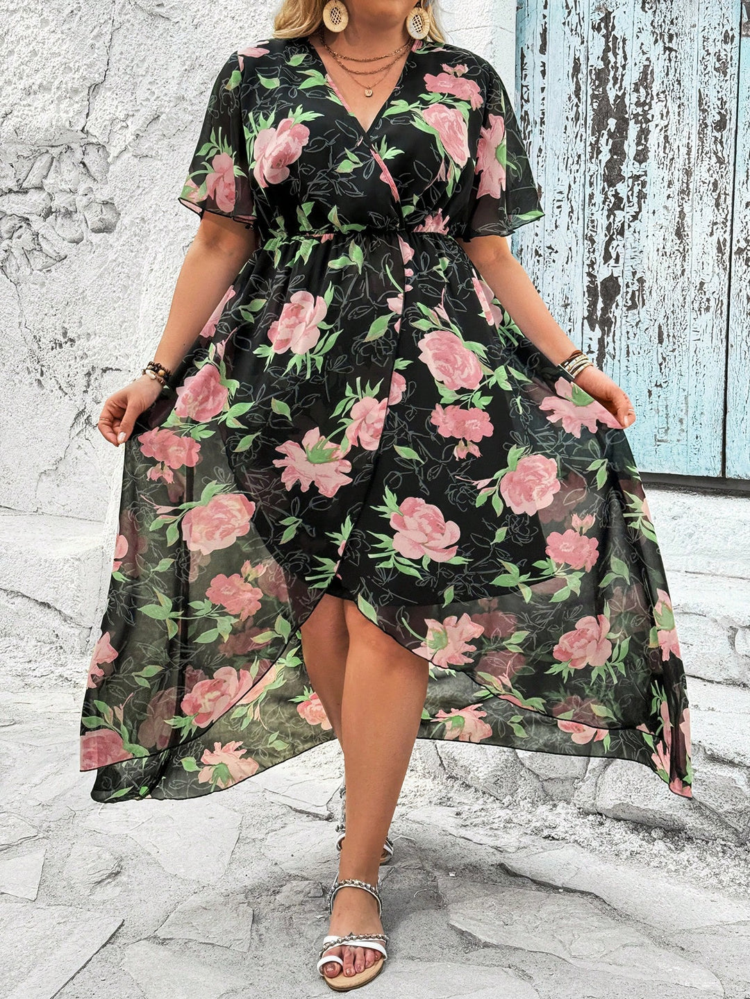 Rochie SHEIN, mix culori