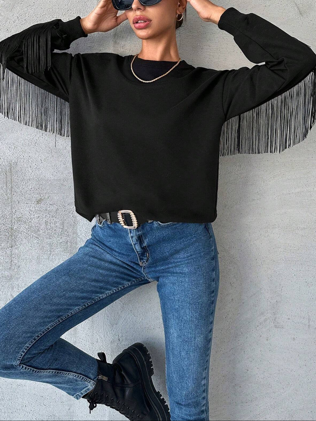 Bluza Shein, negru