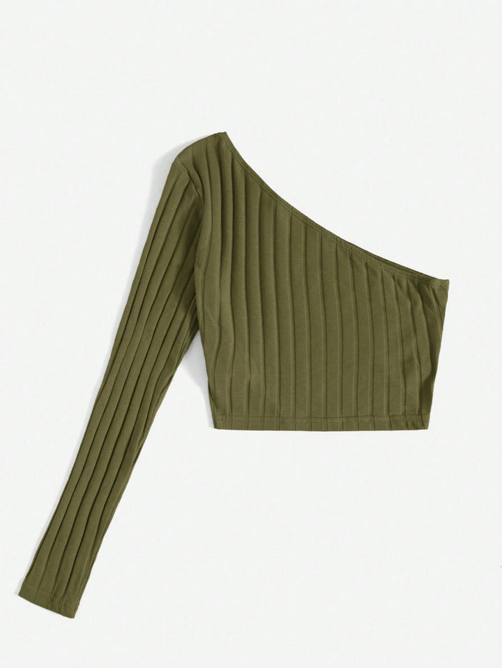 Felsőrész SHEIN, khaki