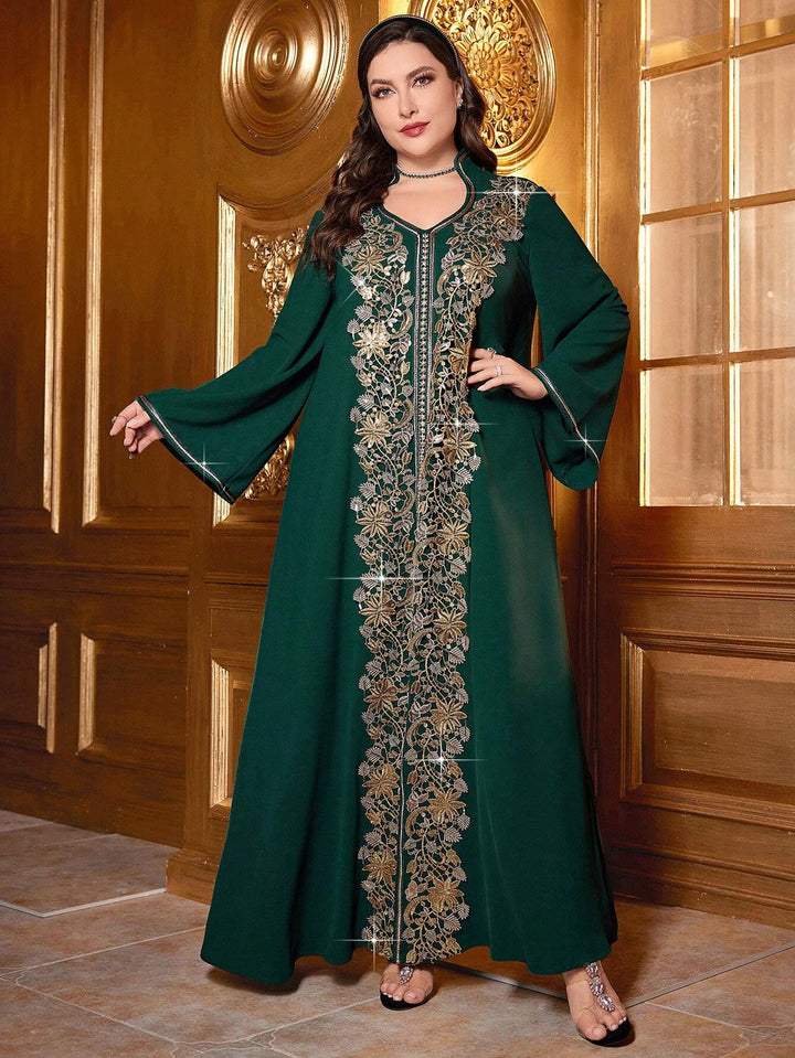 Rochie maxi SHEIN, verde