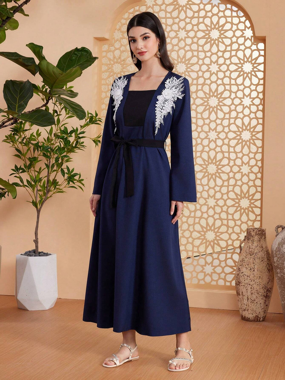 Rochie maxi SHEIN, albastru