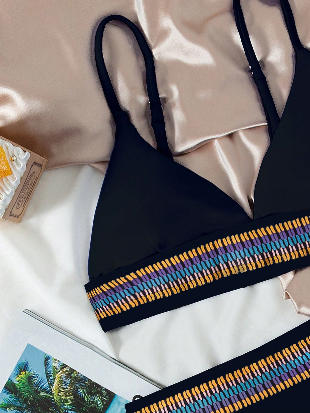 Set bikini SHEIN, negru