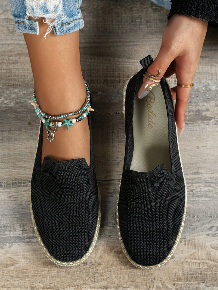 Espadrile SHEIN, negru