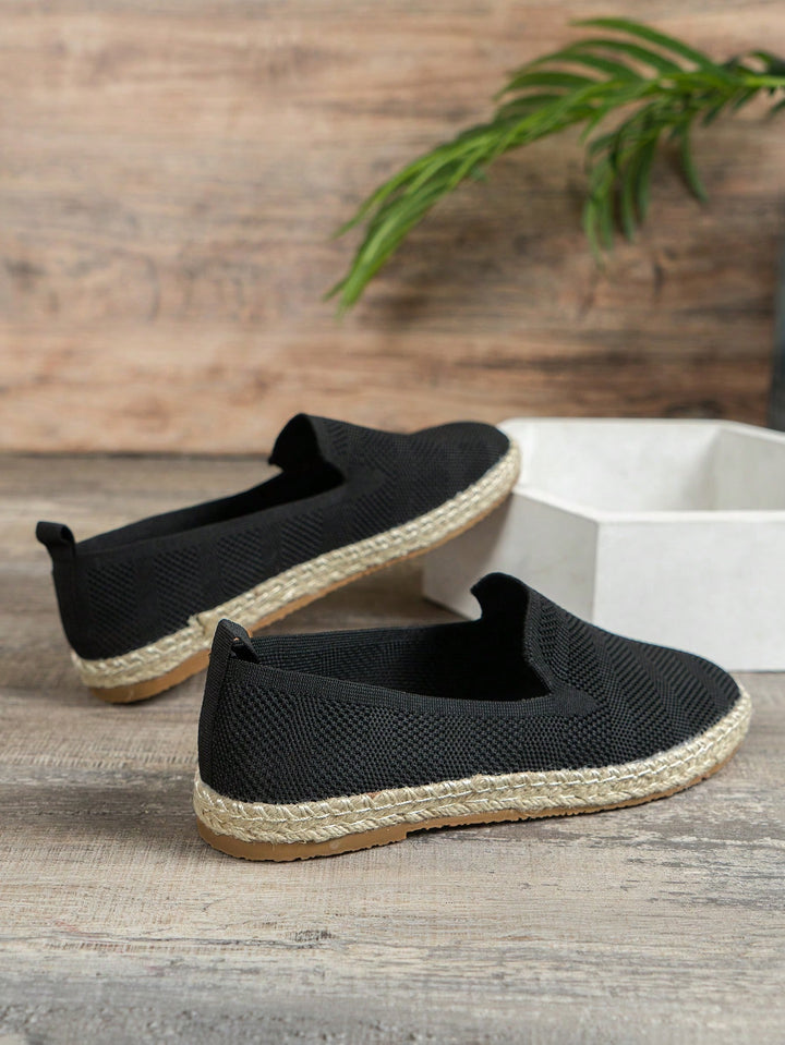 Espadrile SHEIN, negru