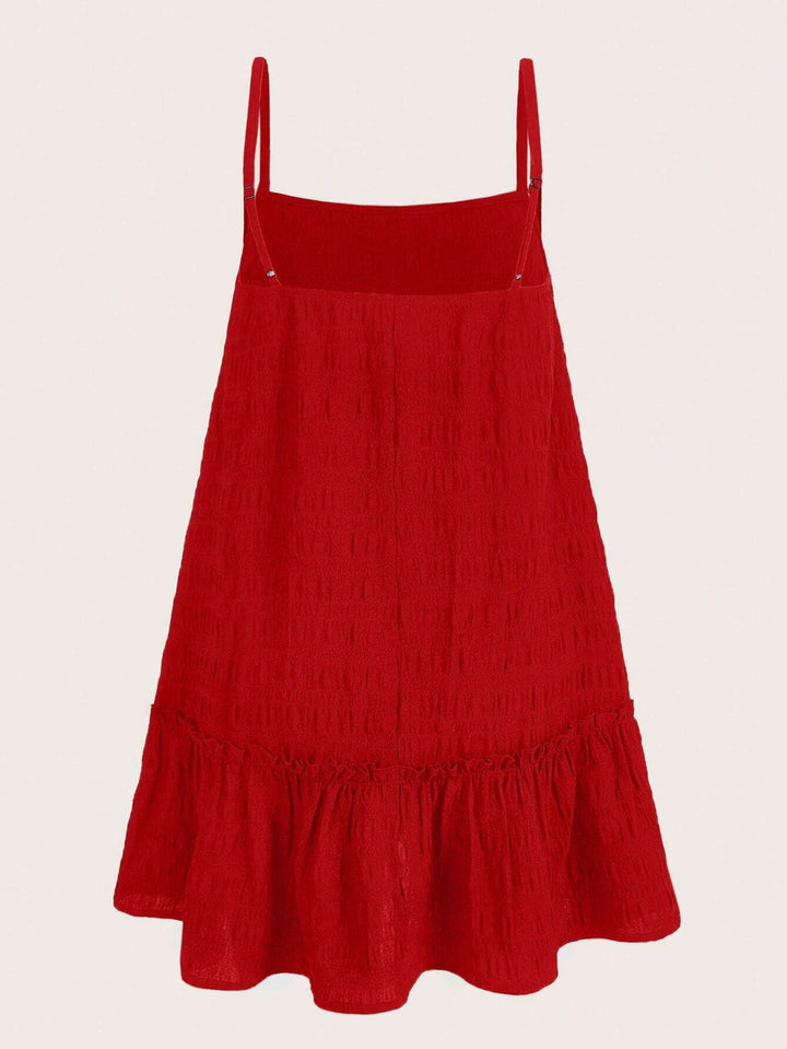 Shein Curve+ miniruha, piros