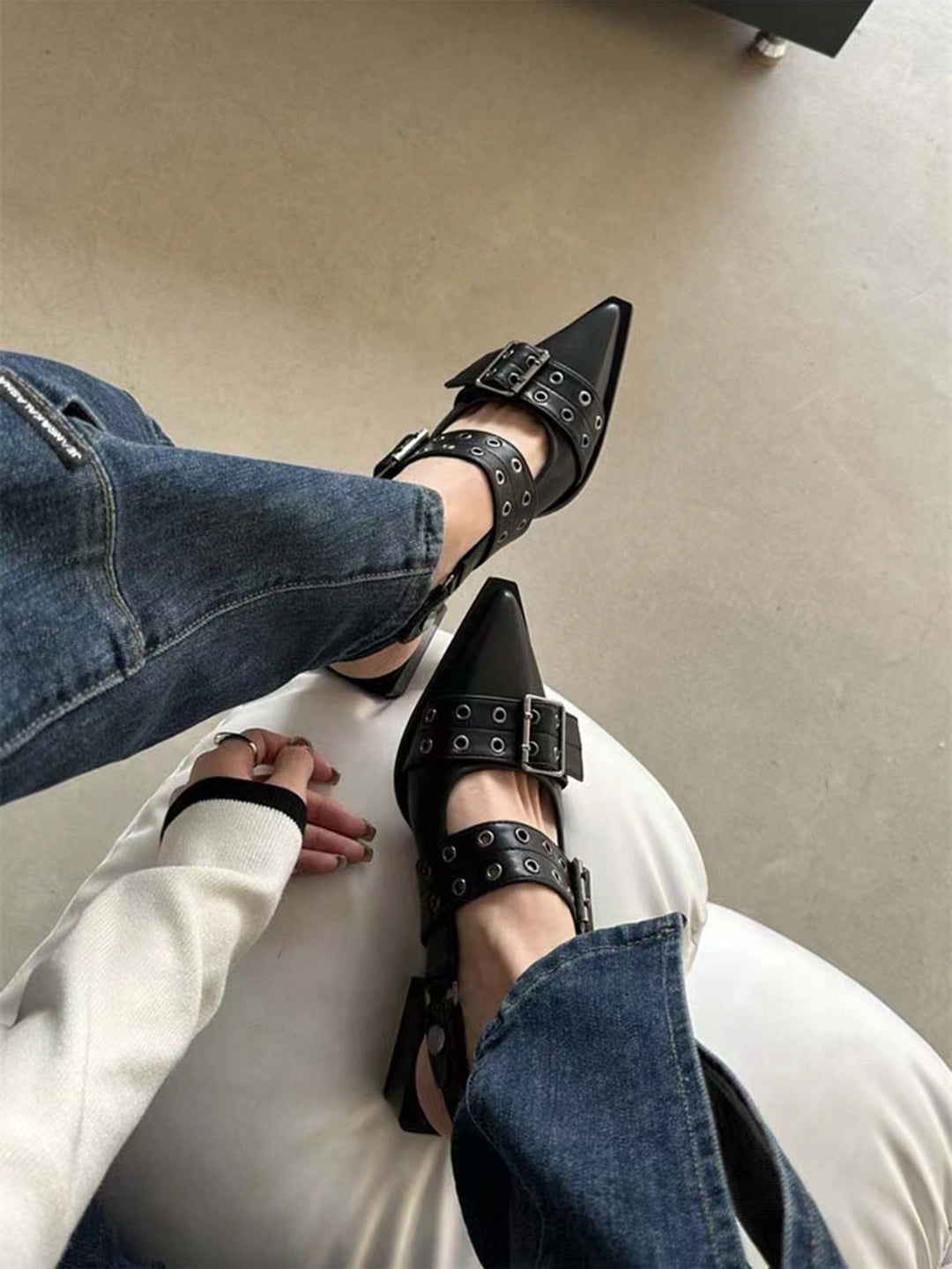 Pantofi SHEIN, negru