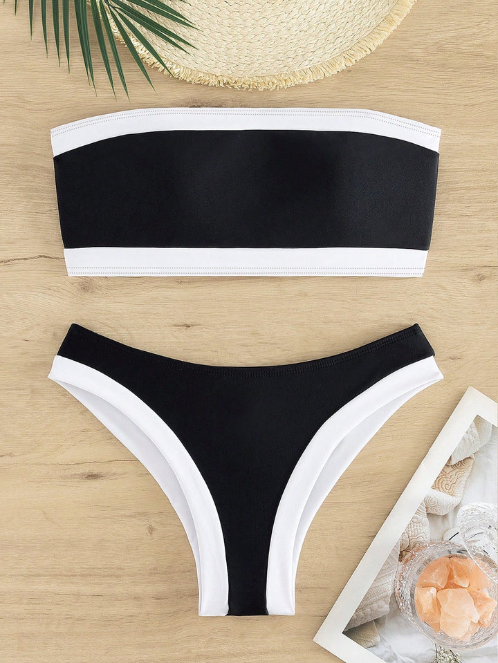 Set bikini SHEIN, negru