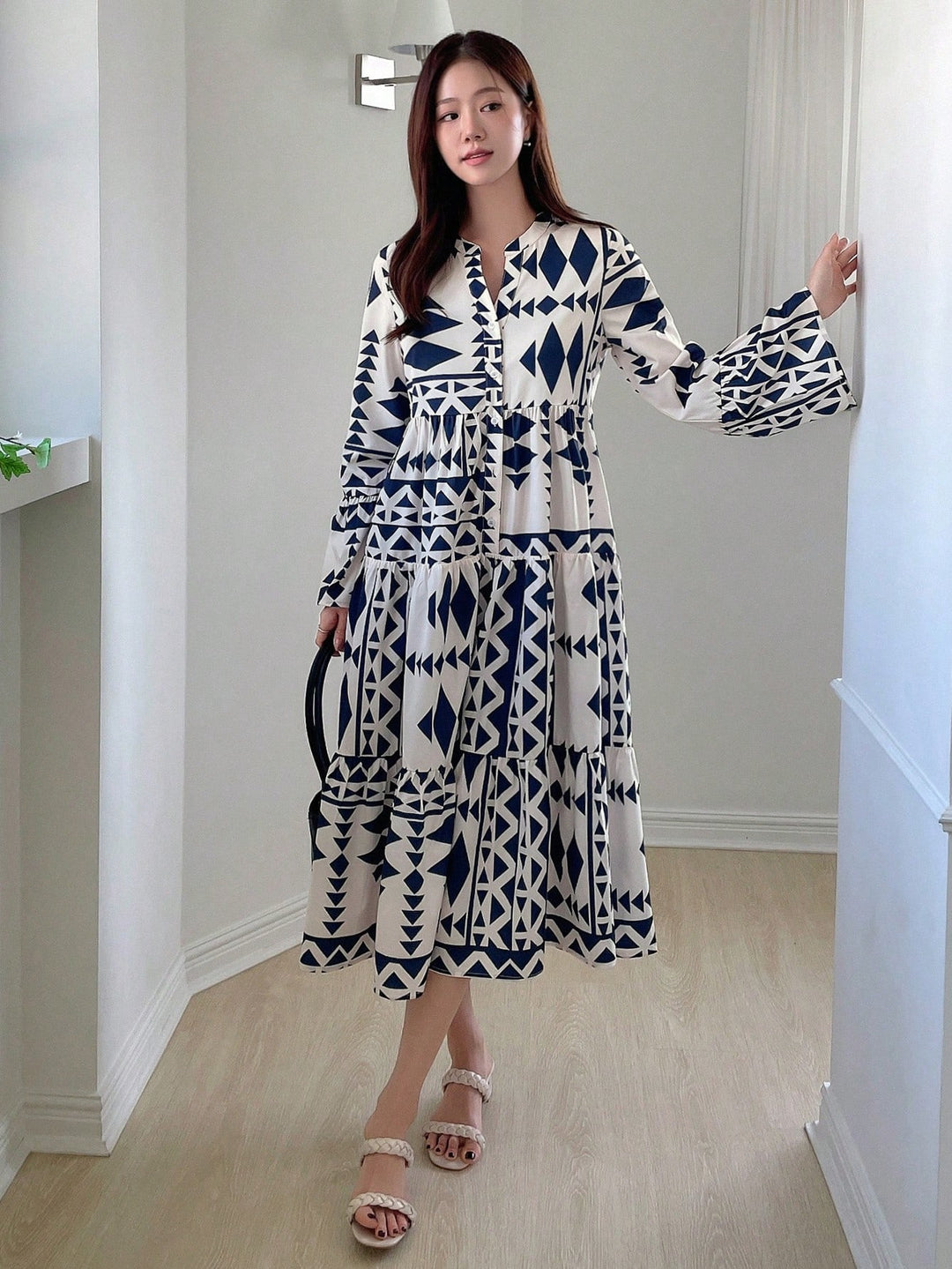 Rochie maxi SHEIN, portocaliu