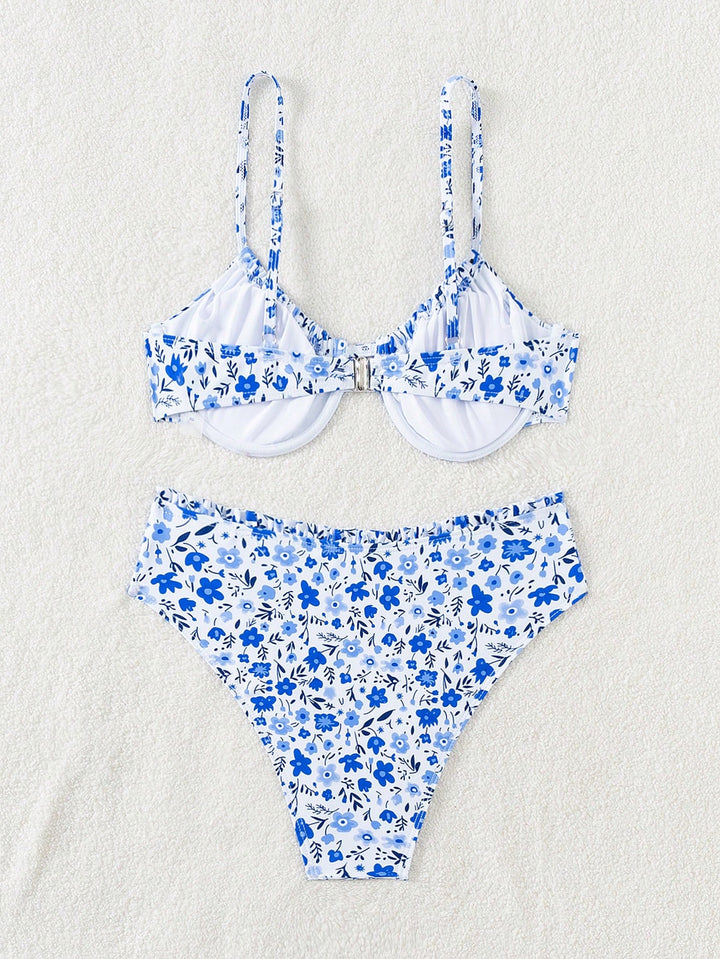 Set bikini SHEIN, albastru