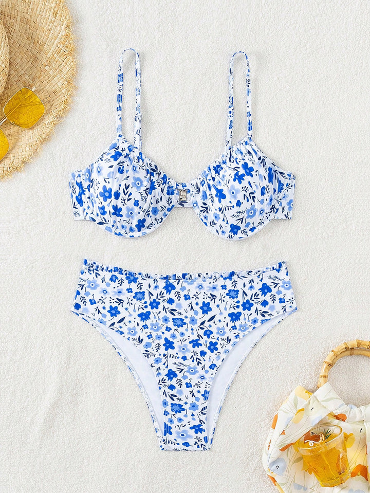 Set bikini SHEIN, albastru