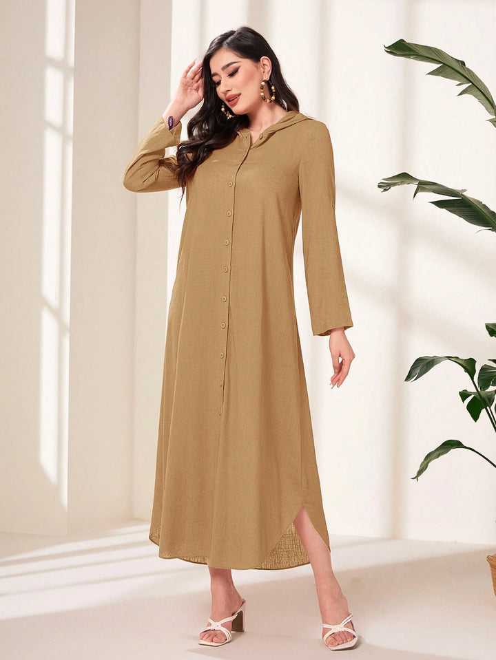 Rochie maxi SHEIN, bej