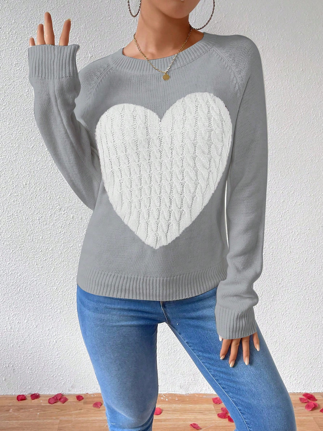 Pulover SHEIN, gri