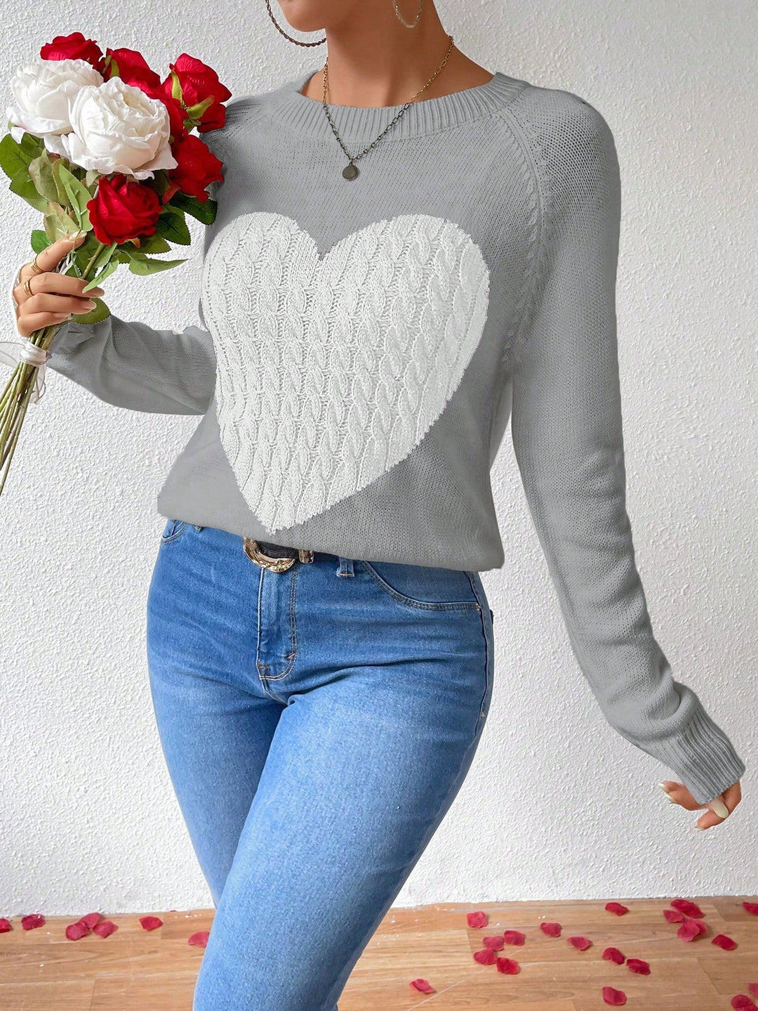 Pulover SHEIN, gri