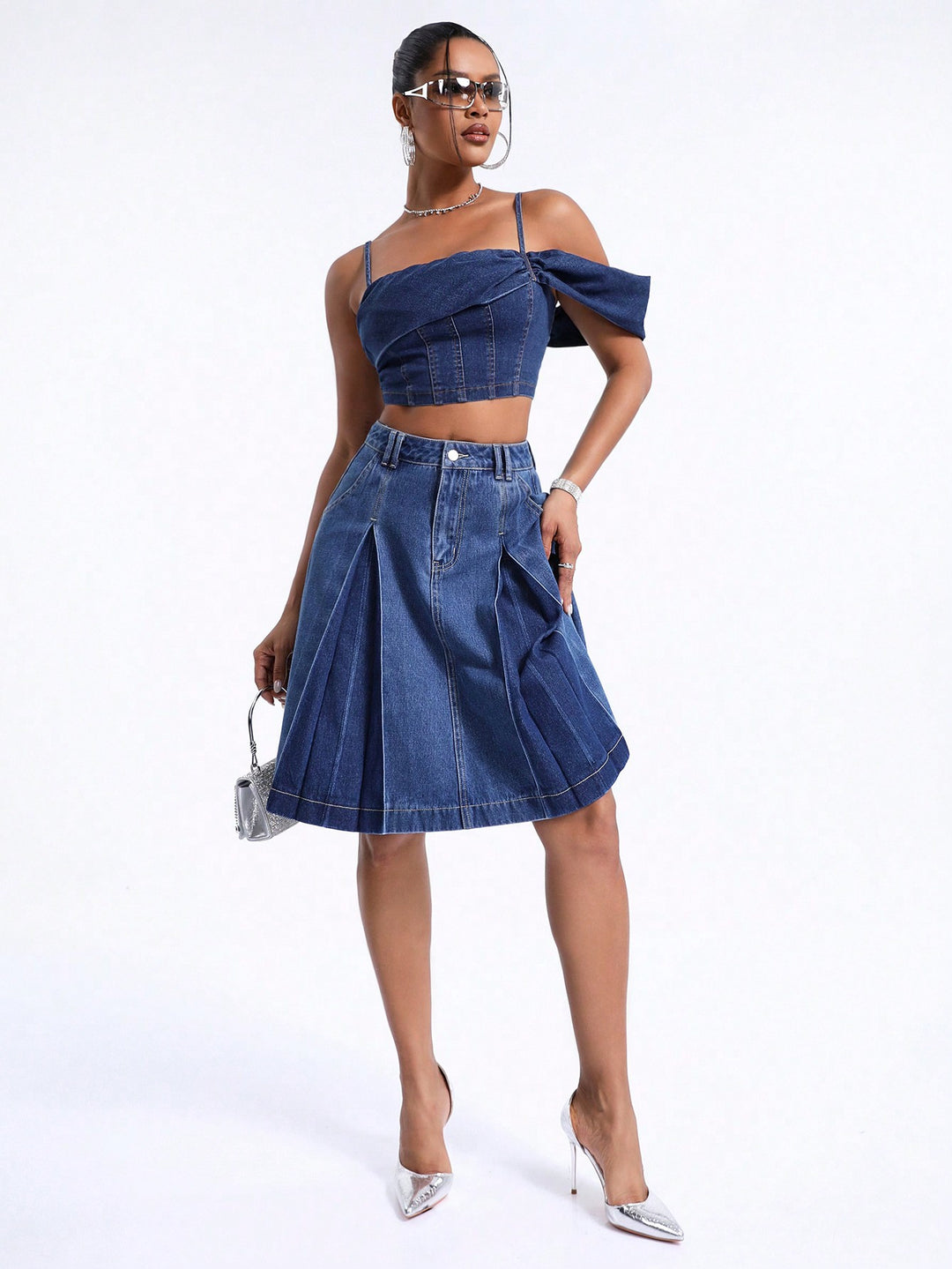Top SHEIN, albastru