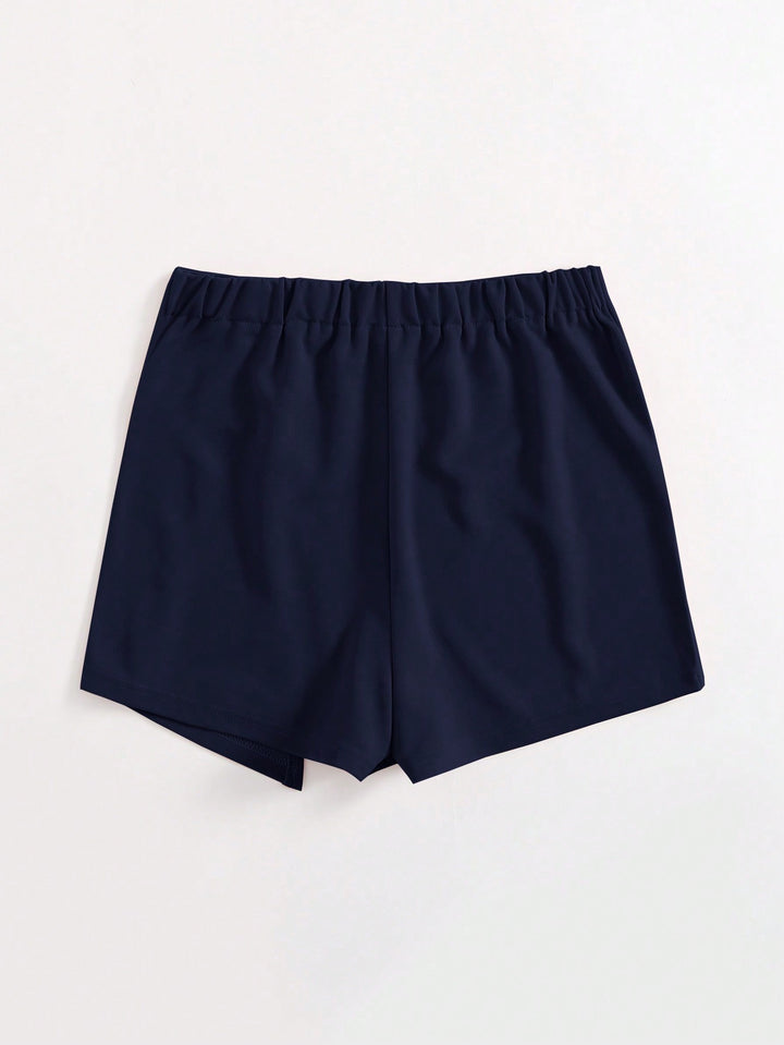 Fustă pantalon SHEIN, albastru