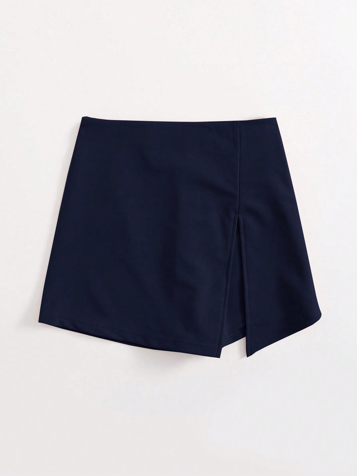 Fustă pantalon SHEIN, albastru
