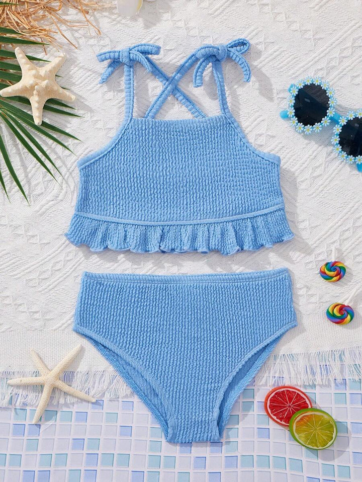 Costum de baie SHEIN, albastru