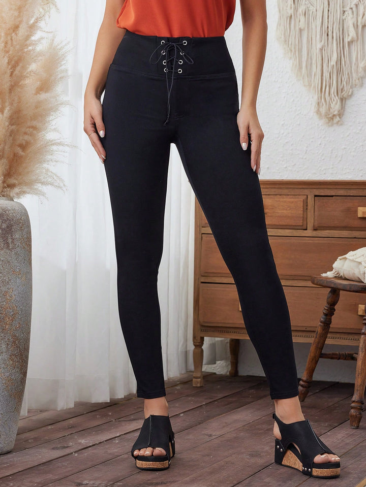 Pantaloni SHEIN, negru