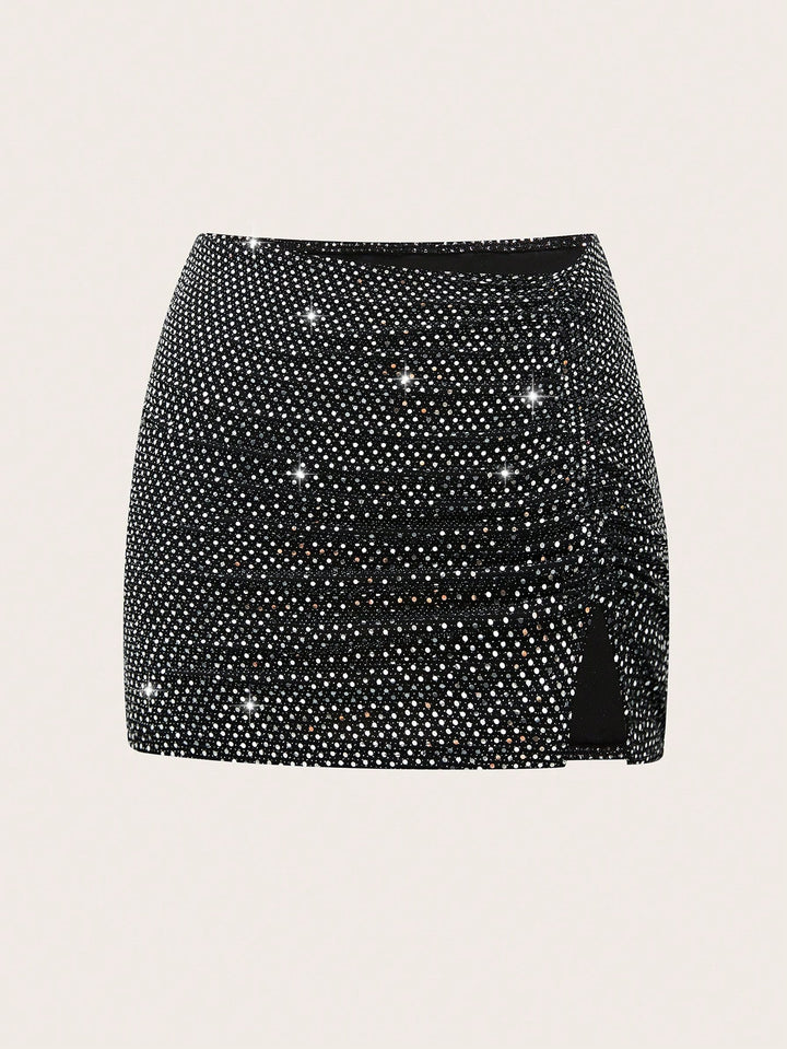 SHEIN miniszoknya, fekete
