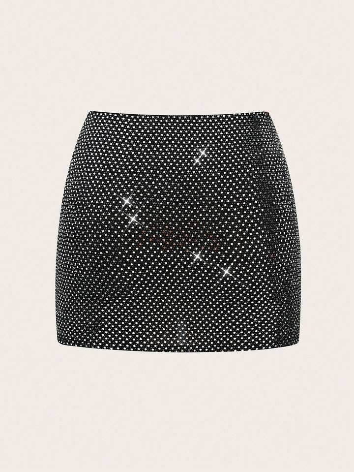 SHEIN miniszoknya, fekete