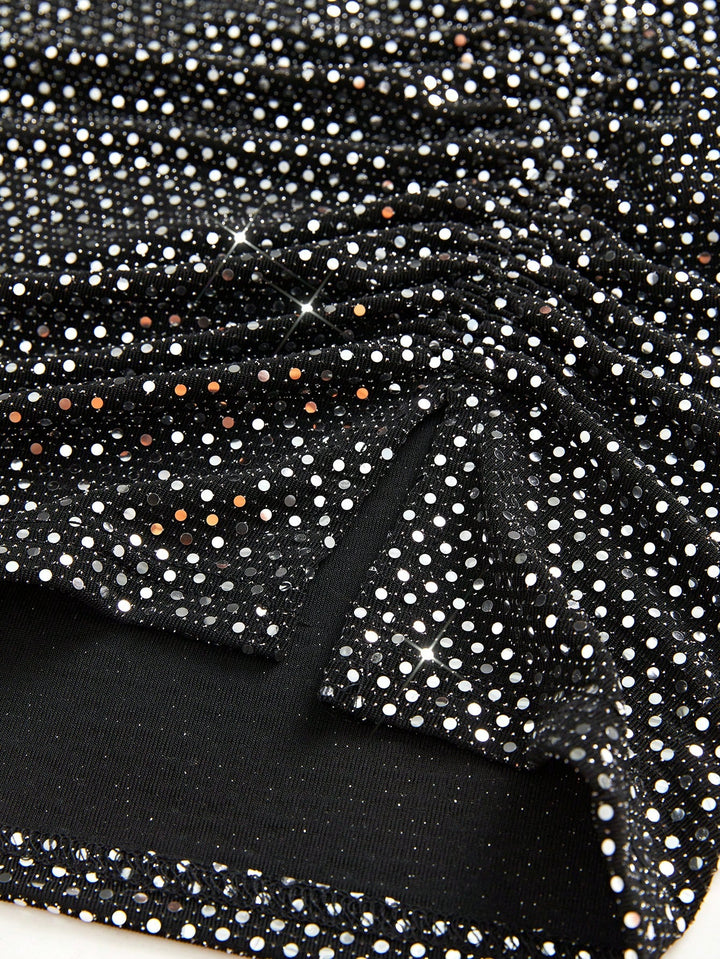 SHEIN miniszoknya, fekete