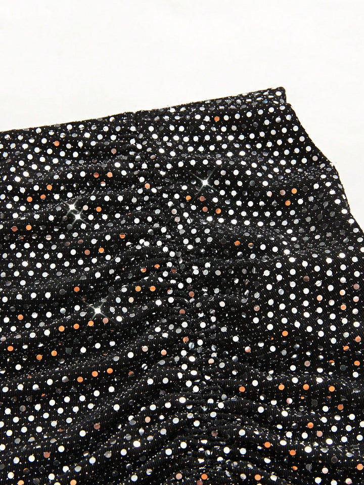 SHEIN miniszoknya, fekete