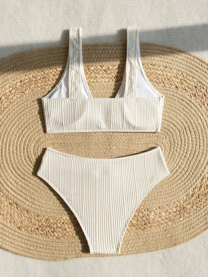 SHEIN bikini szett, bézs