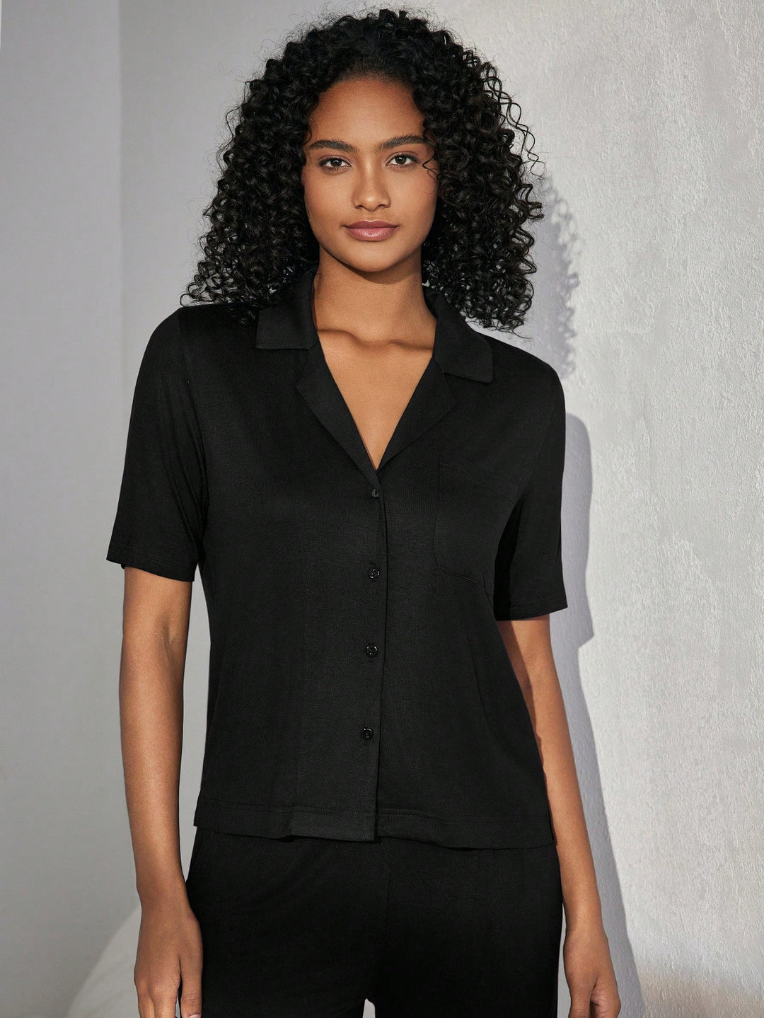 Set pijamale SHEIN, negru