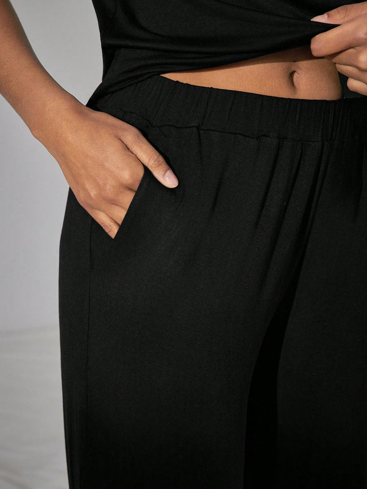 Set pijamale SHEIN, negru