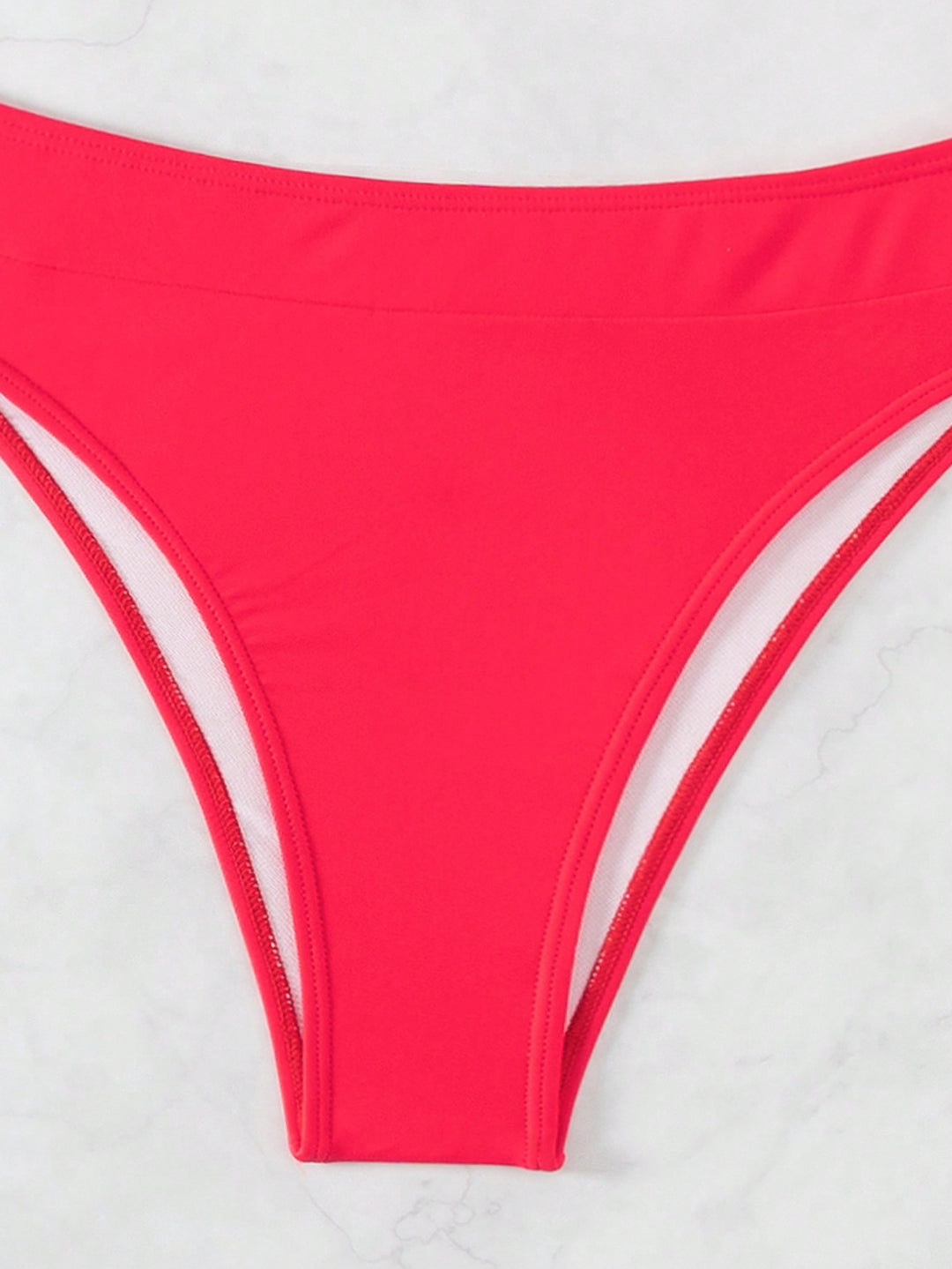 SHEIN piros bikiniszett