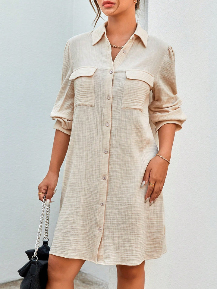 Rochie scurtă SHEIN, kaki