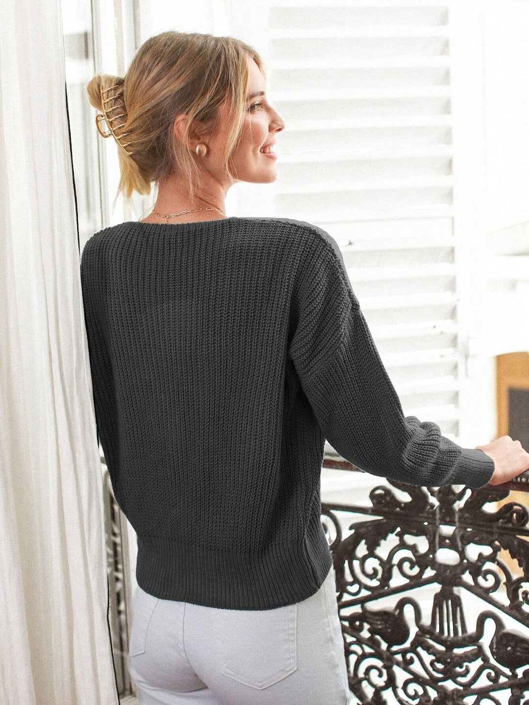 Cardigan SHEIN, gri