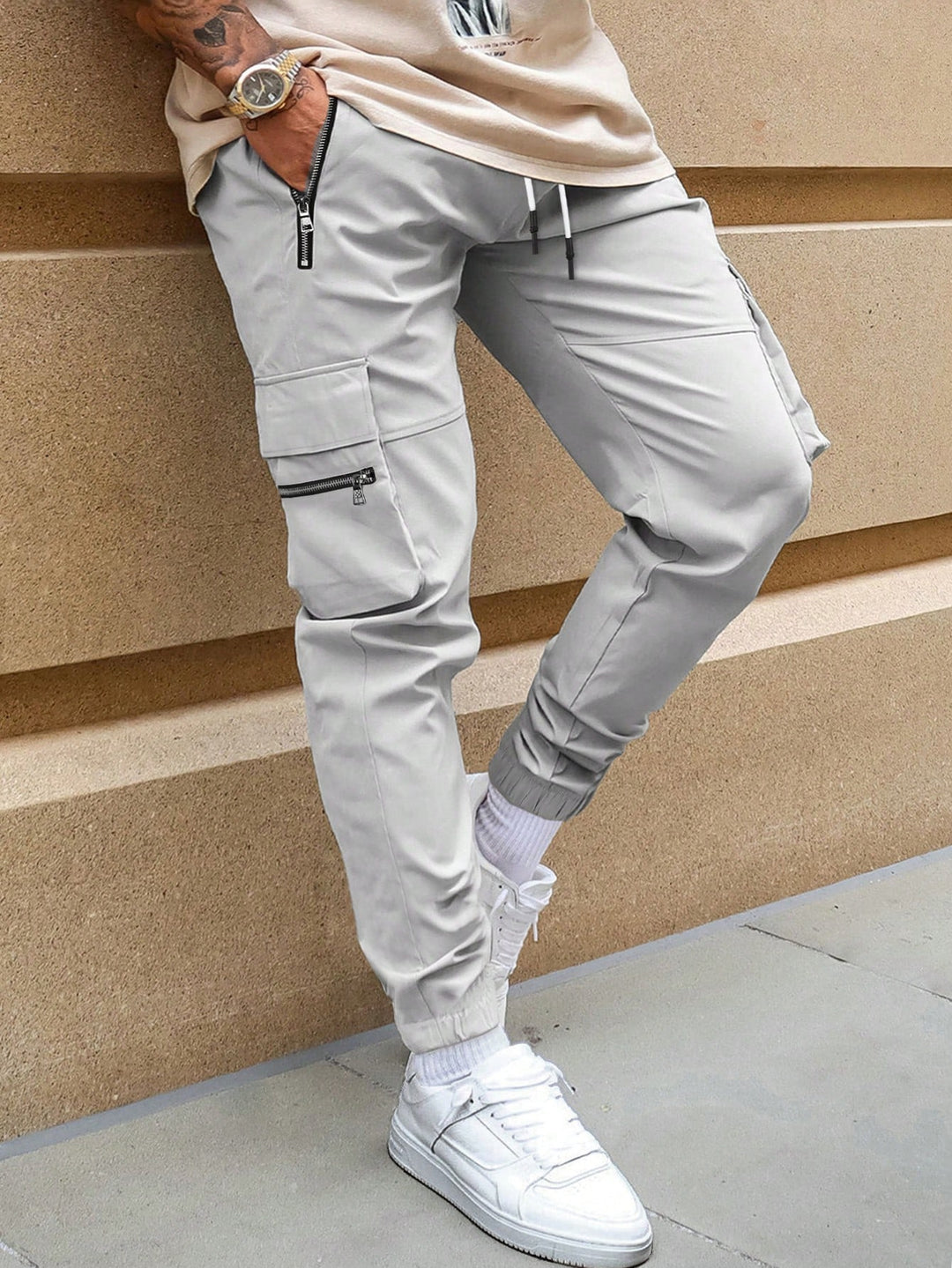 Pantalon SHEIN, gri