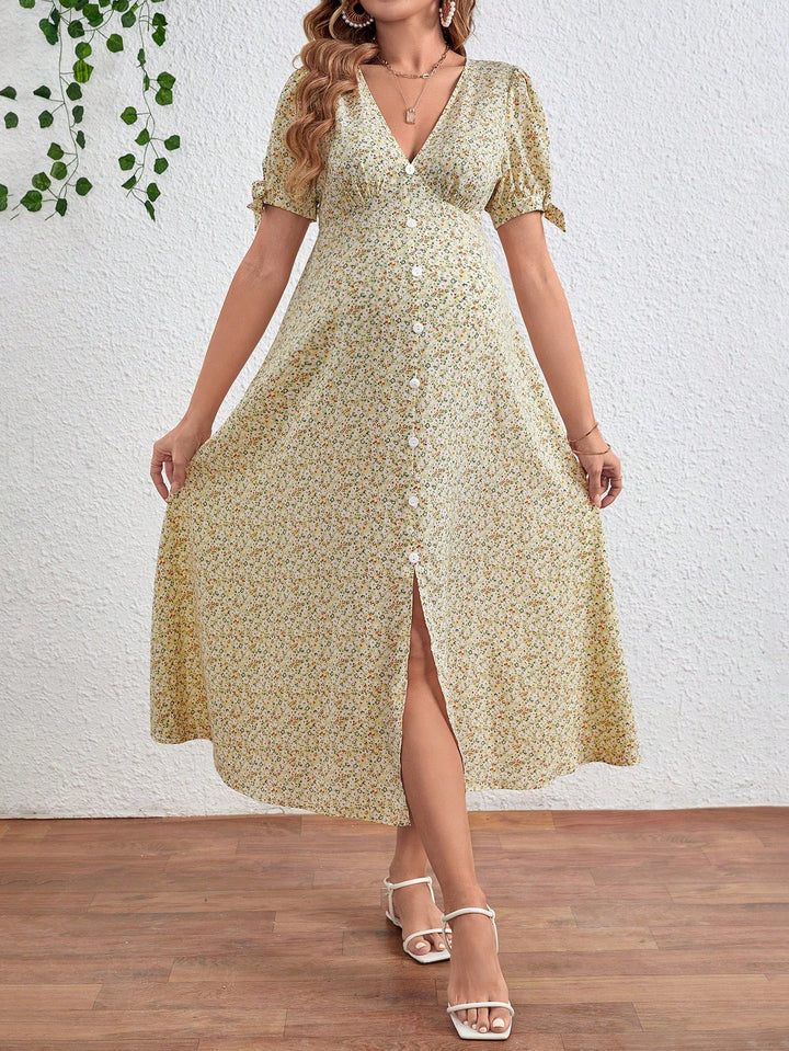 Rochie maxi SHEIN, galben