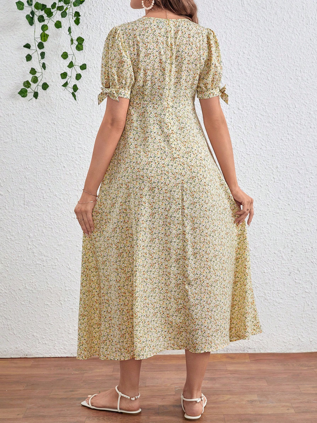 Rochie maxi SHEIN, galben