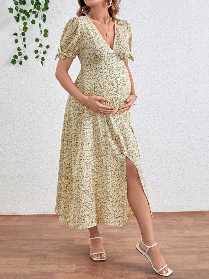 Rochie maxi SHEIN, galben