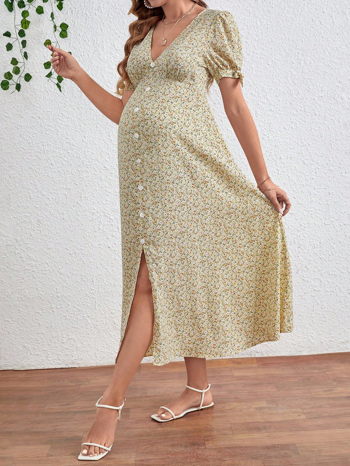Rochie maxi SHEIN, galben