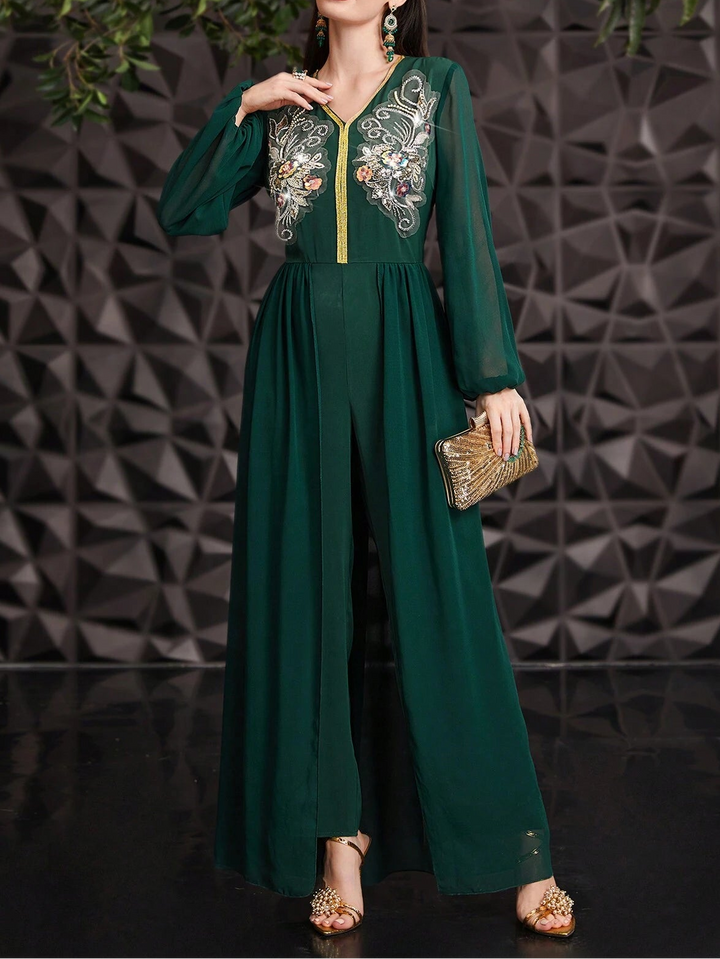 Rochie maxi SHEIN, verde